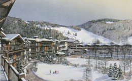 Manor Vail Ext Rendering Garden Lid looking at Golden Peak – LO