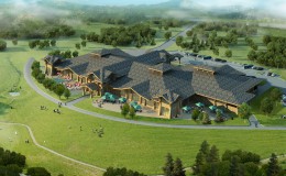 Nicklaus Clubhouse Rendering Bird View Opt1 – LO