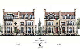 Brownstone Rendering Elev Street – LO