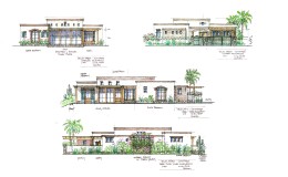 Cottage Handdrawn Elevations-LO