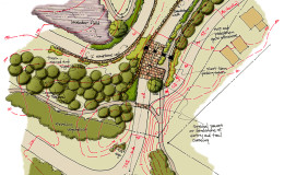 SB Ranch Site Plan Entry Gate – LO