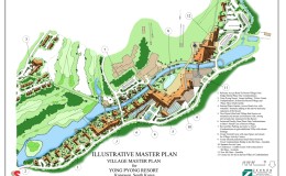 Illustrative and conceptual master plan graphic