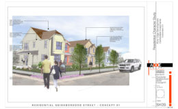 River Edge – Residential Neighborhood Street Rendering